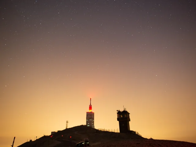 Coucher de soleil au Mont-Ventoux