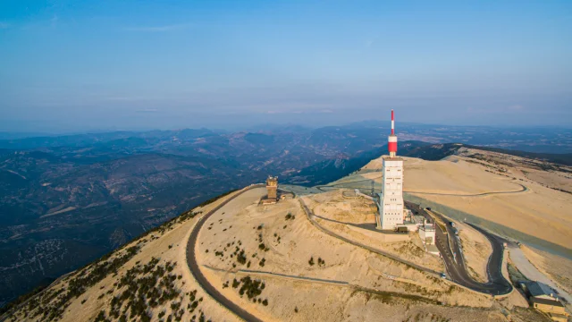 Ventoux Drone uitzicht