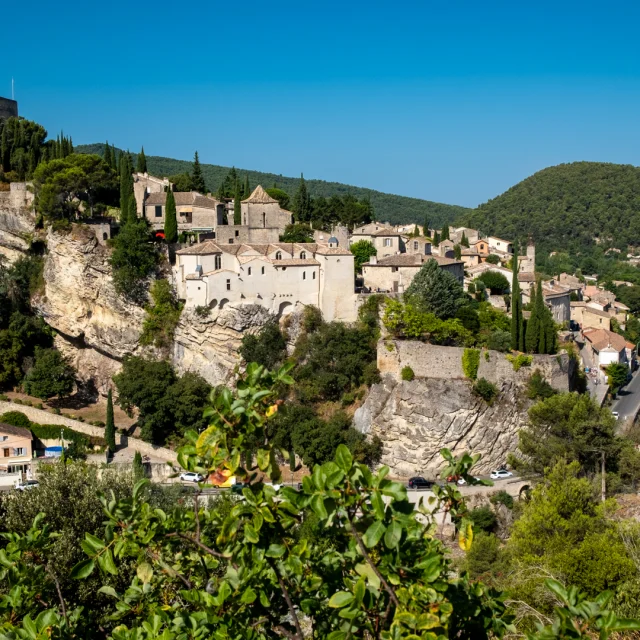 The medieval town of Vaison-la-Romaine on August 11, 2020.