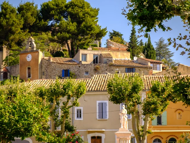 Village vigneron de Rasteau.