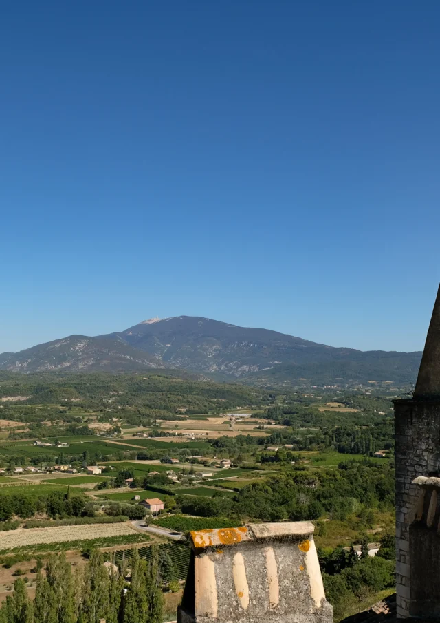 Village of Crestet on a summer's day August 25, 2020