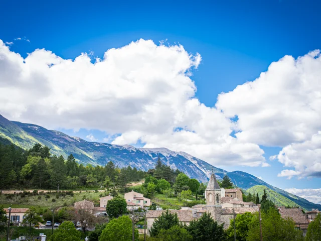 View of the village of Savoillans