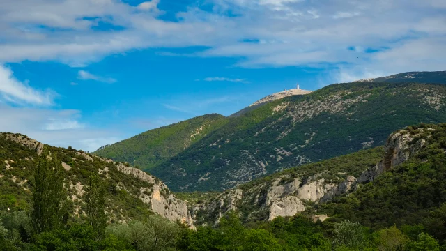 Le Mont Ventoux depuis Mollans-sur-Ouvèze