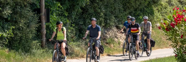 Personnes faisant du vélo de route