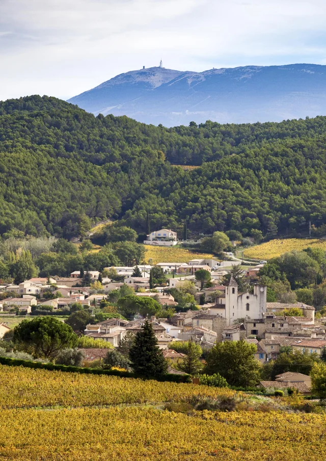 Village of St Romain in autumn