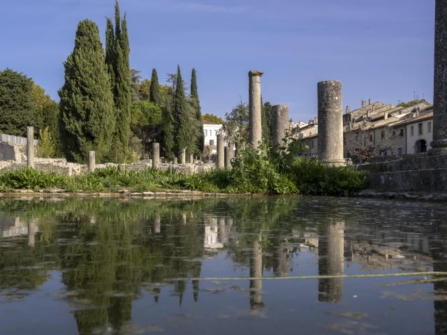 Les sites antiques de Vaison-la-Romaine en automne