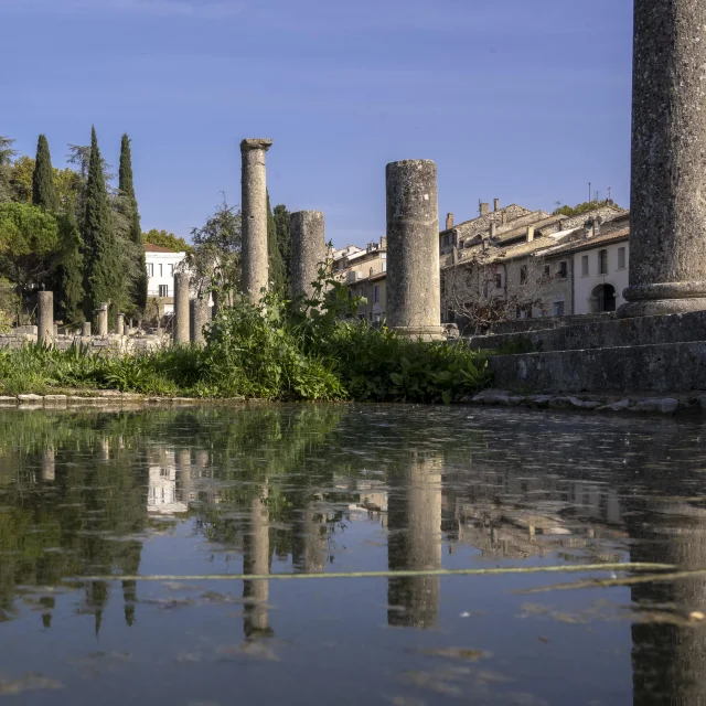 Les sites antiques de Vaison-la-Romaine en automne