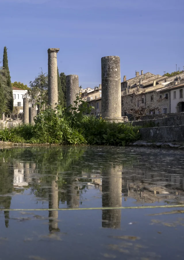 Vaison-la-Romaine's ancient sites in autumn