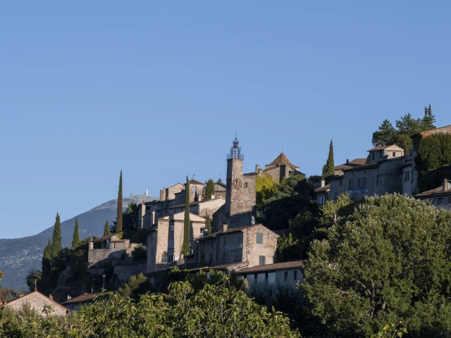 Village de Vaison-la-Romaine en Automne