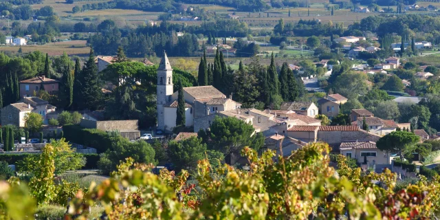 Village de Roaix en Automne