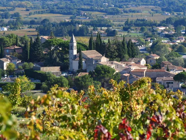 Village de Roaix en Automne