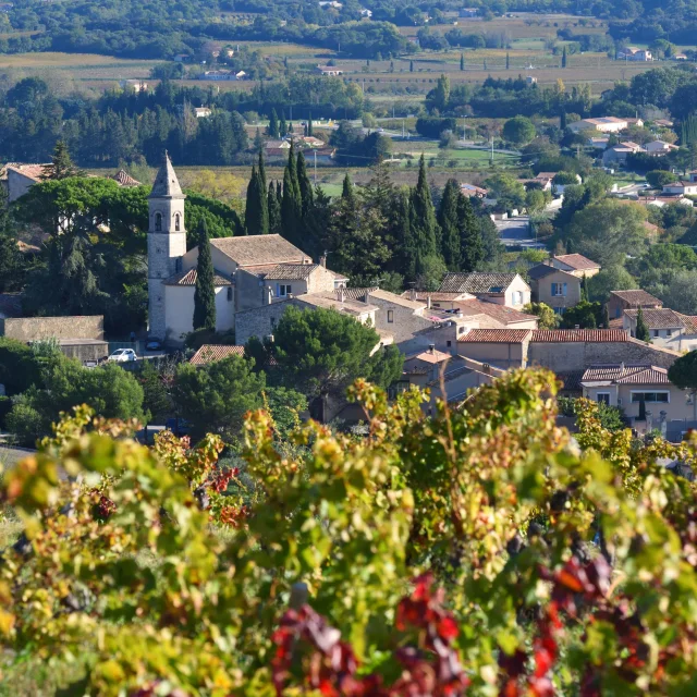 Village de Roaix en Automne