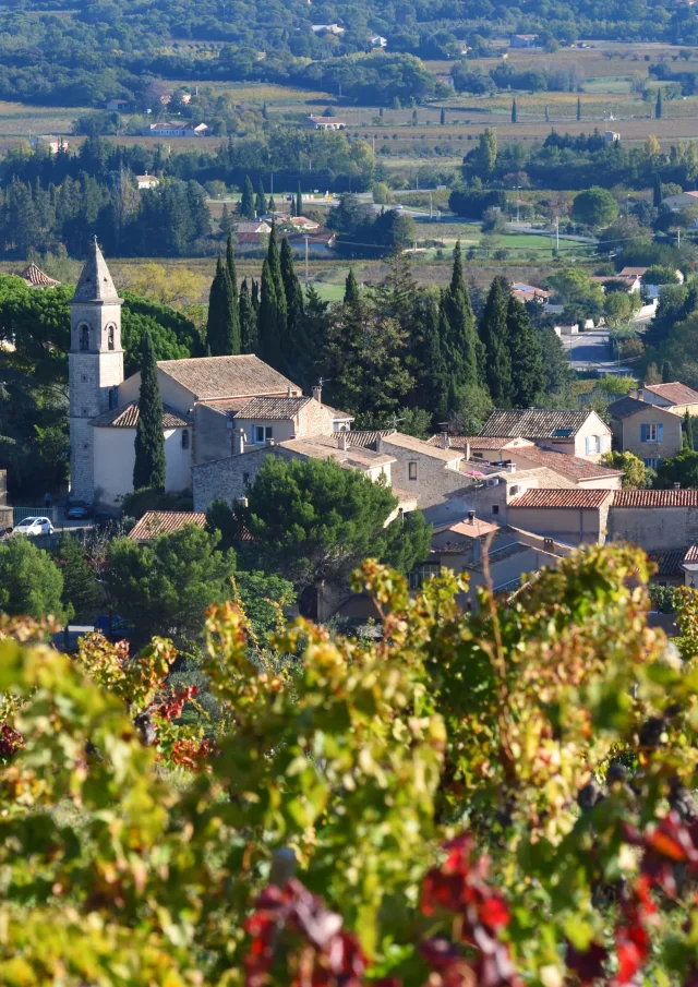 Village of Roaix in Autumn