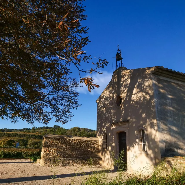 Village of Villedieu in Autumn