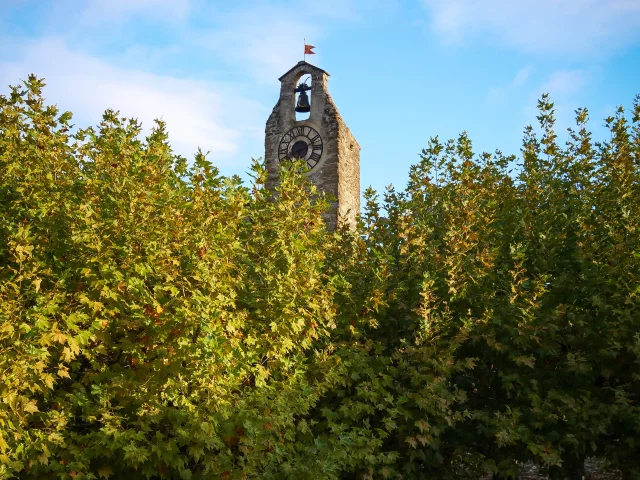 Village of Villedieu in Autumn