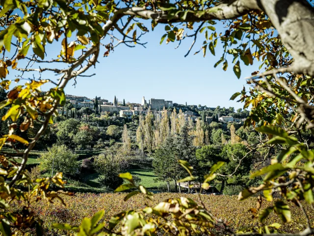 Village of Crestet in Autumn