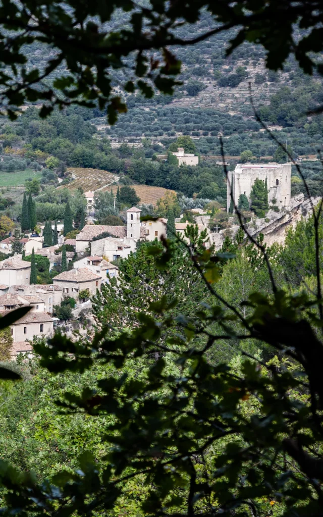 Village de Mollans en Automne