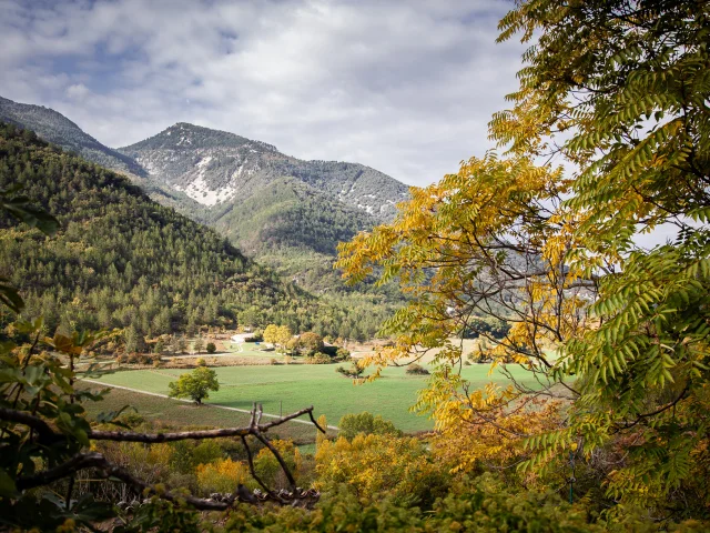 Vue sur le village de Saint-Léger-du-Ventoux