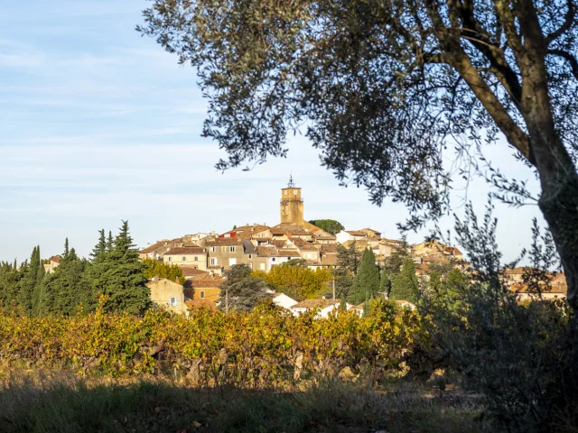 Village of Sablet in Autumn