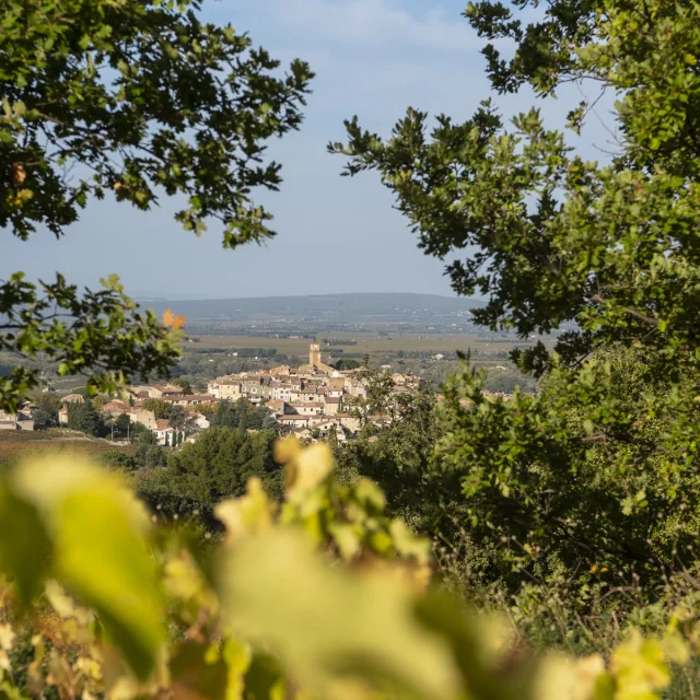 Village de Sablet en Automne