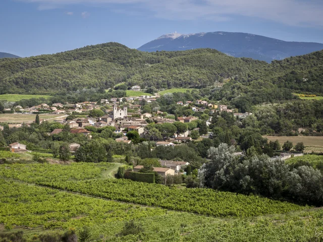 Village de st romain au printemps