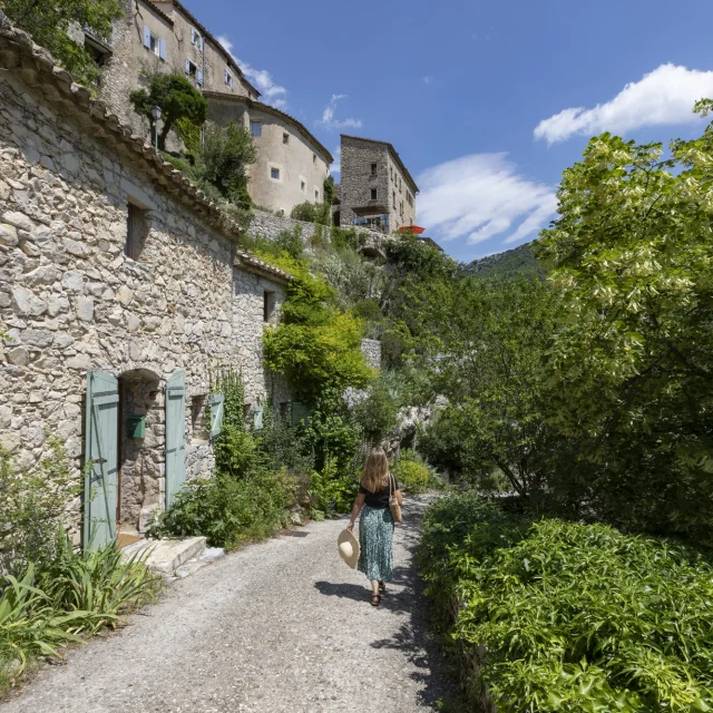 Village de Brantes au printemps