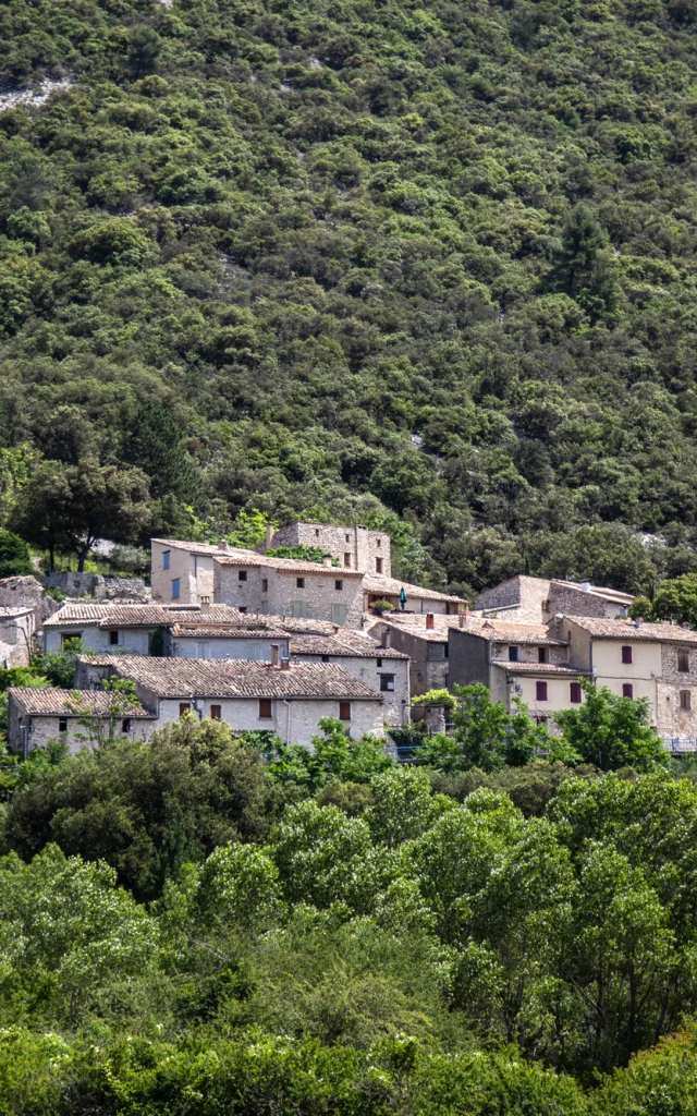 Village de Saint-Léger-du-Ventoux au printemps