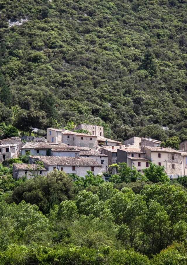 Village de Saint-Léger-du-Ventoux au printemps