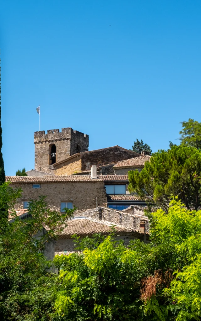 Vue sur le village de Villedieu