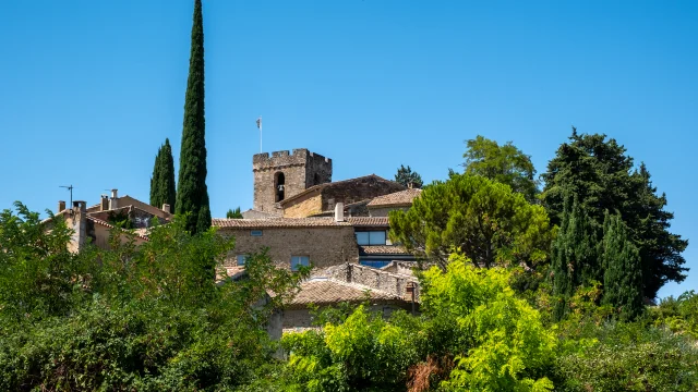 Vue sur le village de Villedieu