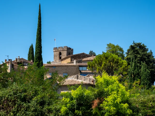 Vue sur le village de Villedieu