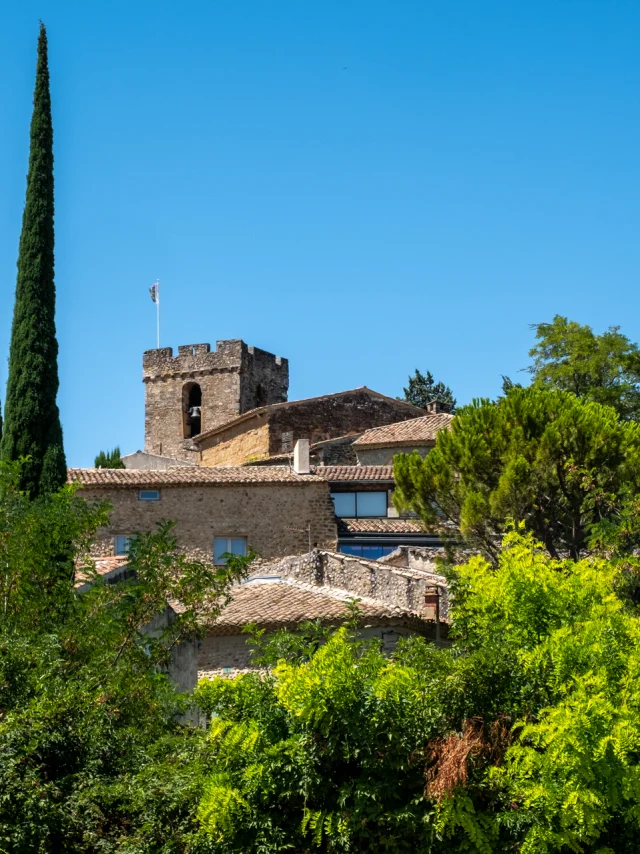 Vue sur le village de Villedieu