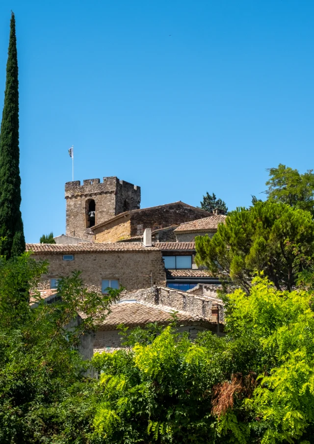 Vue sur le village de Villedieu