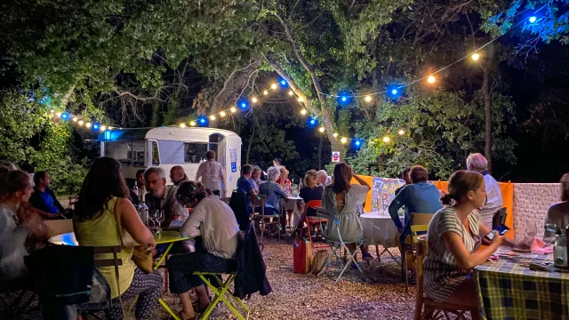 Soirée vigneronne en été