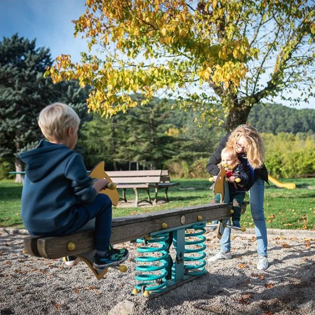 Famille parc jeux