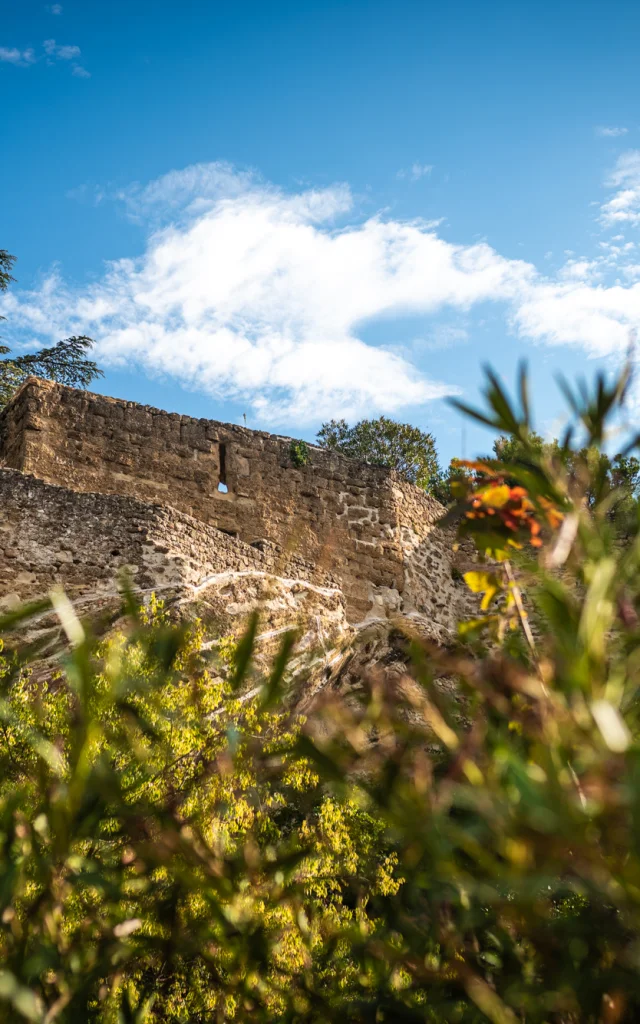 Ruine dans le village de Puyméras