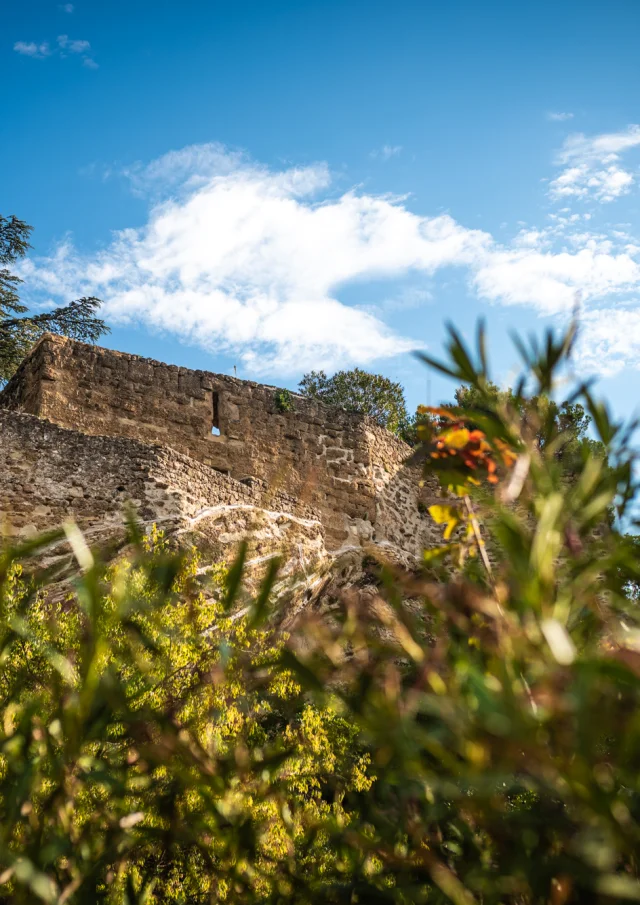 Ruine dans le village de Puyméras