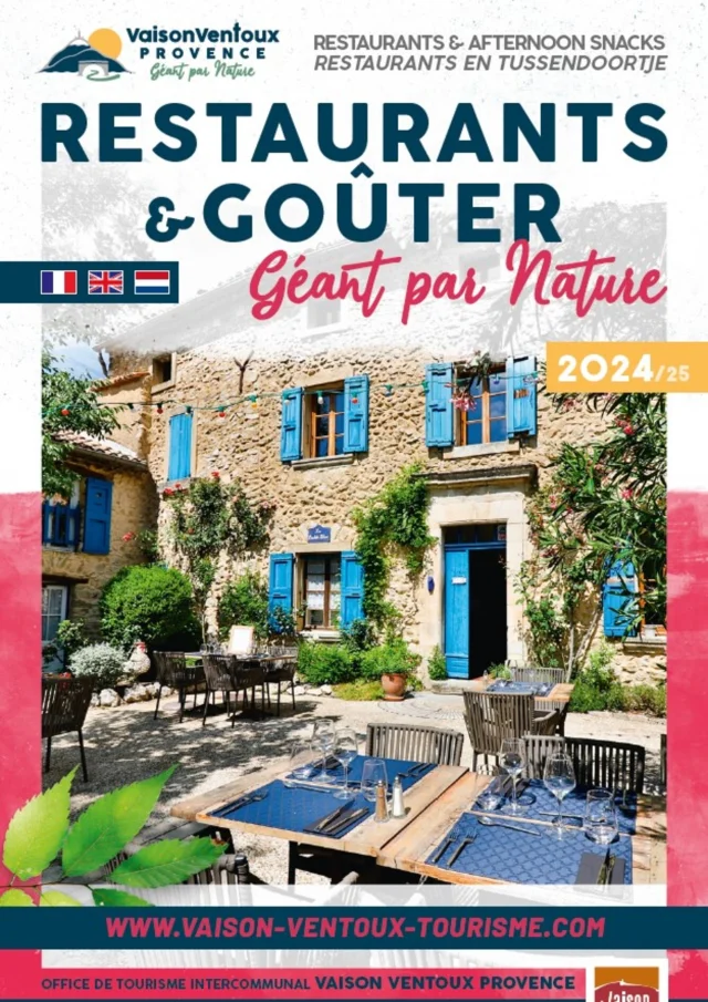 Couverture Brochure Restaurants 2024