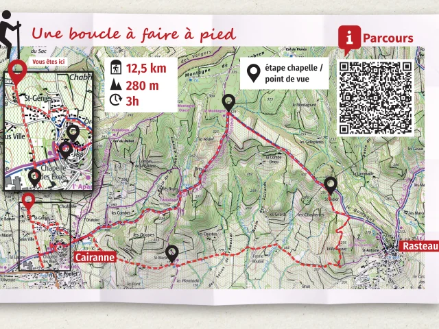 Parcours 3 Chemin des Chapelles - tracé