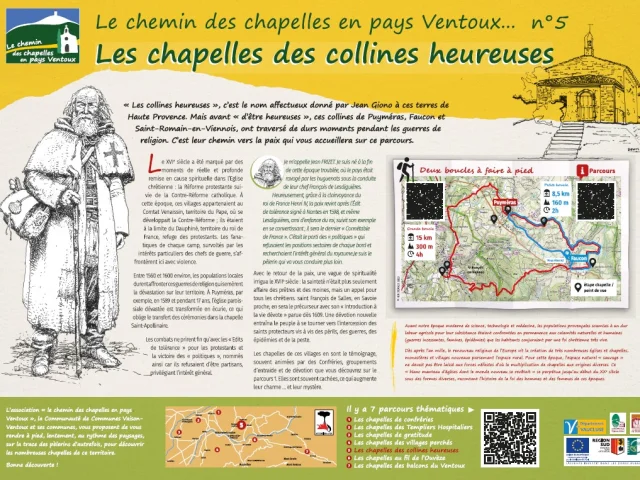 Parcours 5 Chemin des Chapelles