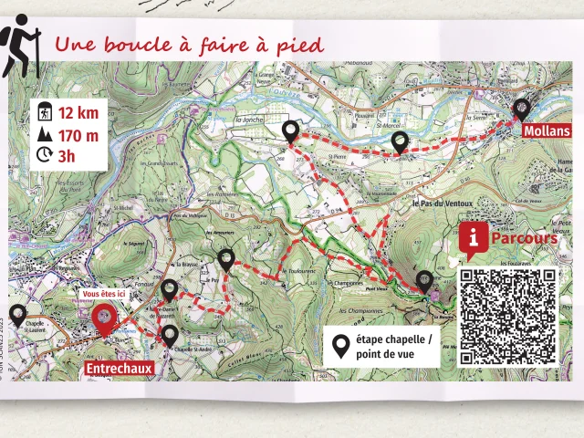 Parcours 6 Chemin des Chapelles - tracé