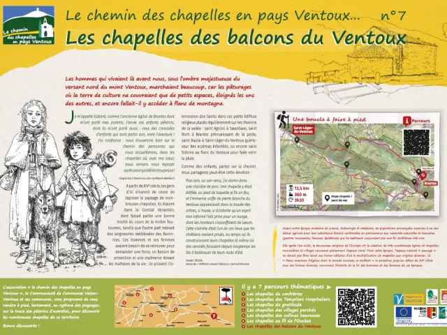 Parcours 7 Chemin des Chapelles