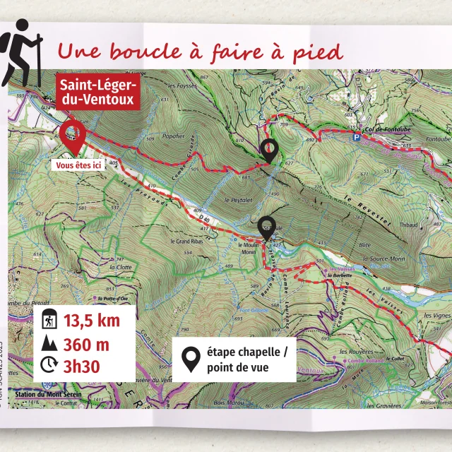 Parcours 7 Chemin des Chapelles - tracé