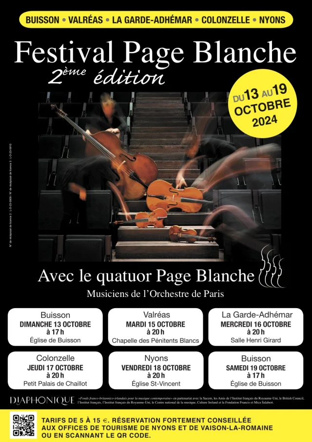 Programme Festival Page Blanche 2024