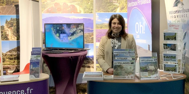 L'Office de tourisme Vaison Ventoux Provence au Salon des Vacances de Bruxelles