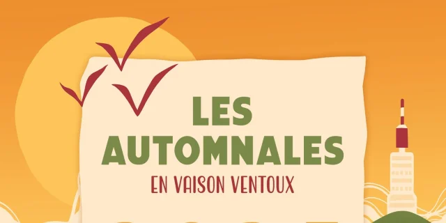 Les Automnales en Vaison Ventoux : affiche du Festival