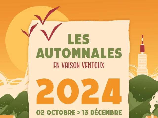 Les Automnales en Vaison Ventoux : affiche du Festival