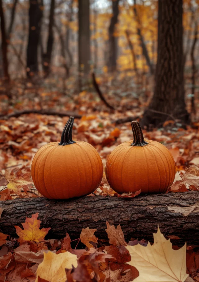 Dark Pumpkin Landscape Halloween Celebration